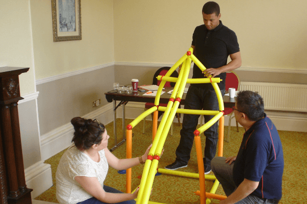 Team building for sales people is a hands-on affair!